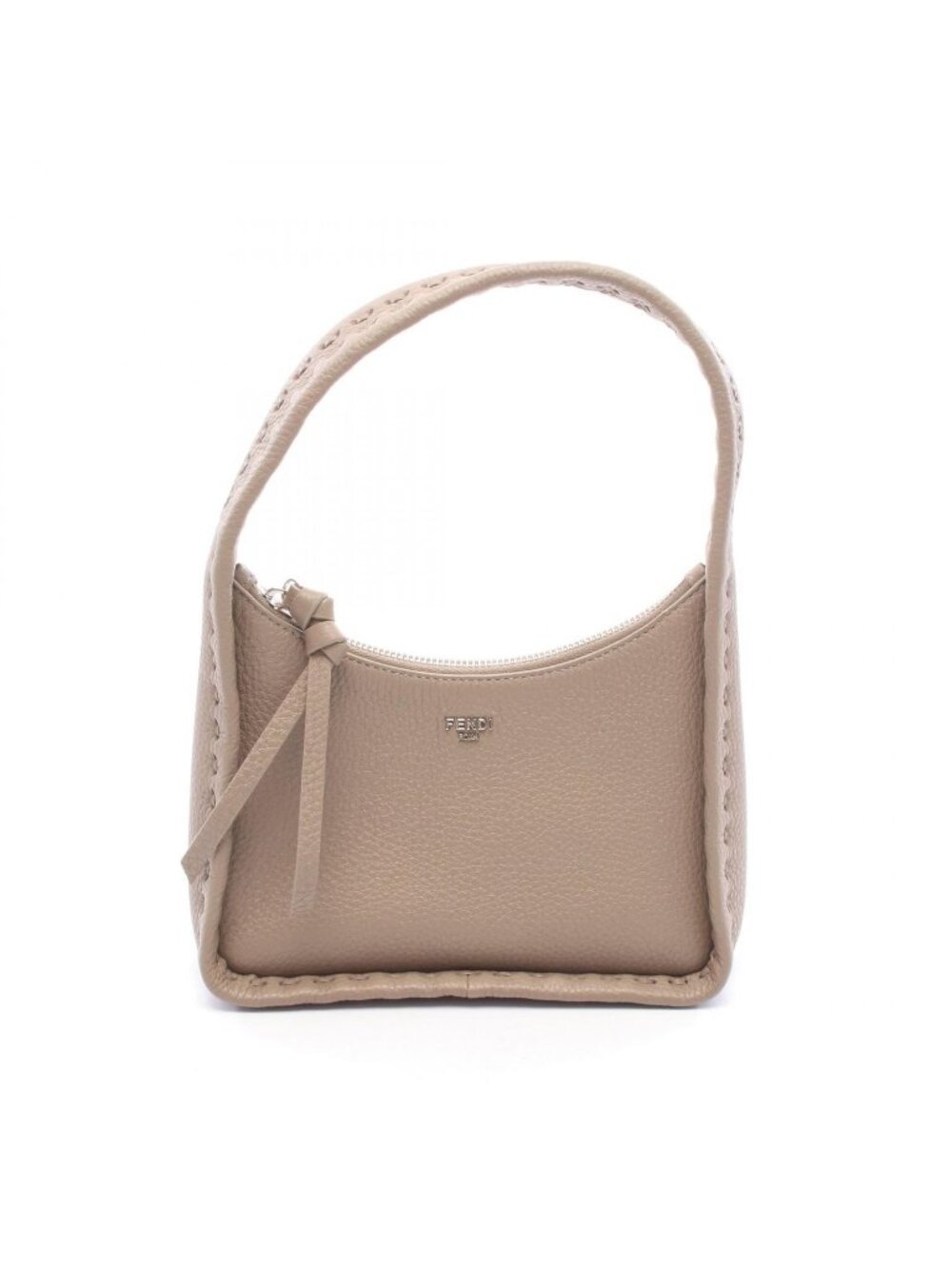 Fendi Handbag Small Fendessence Selleria Greige Leather